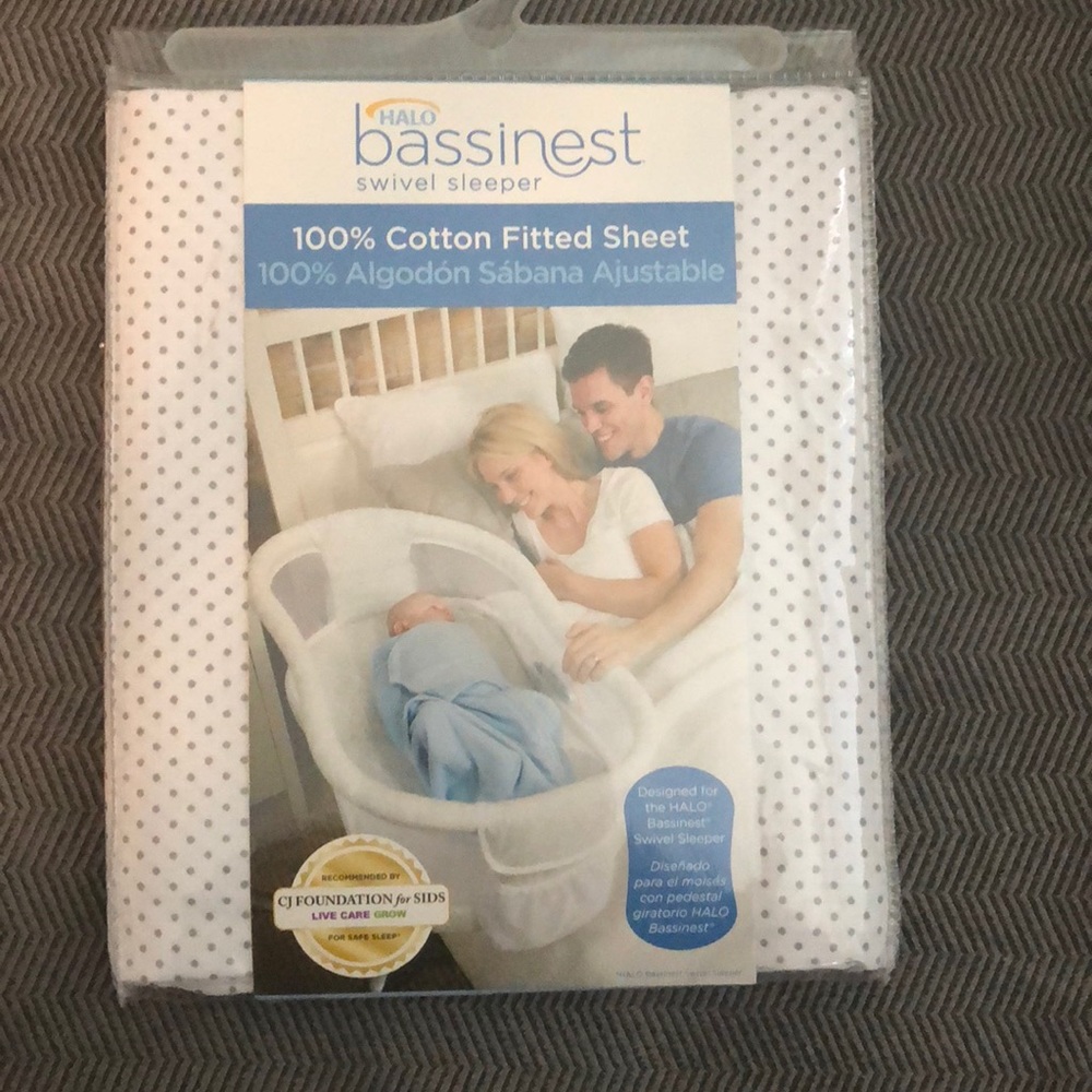 Halo bassinest fitted sheet